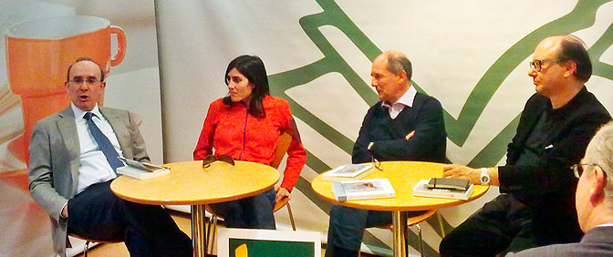 Presentando "La Pasion de Mejorar" con Eduardo Anitua, Josune Bereziartu y Javier Otaola